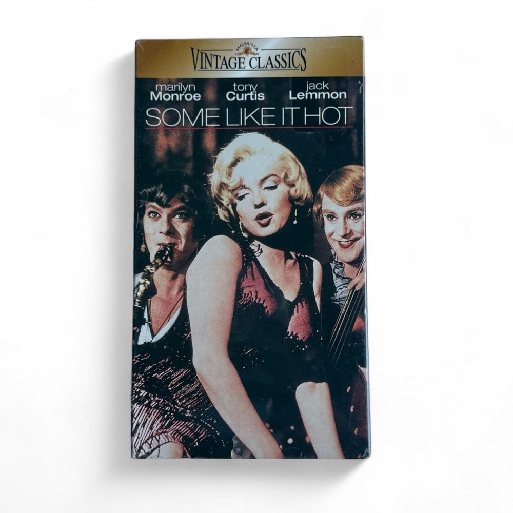 Marilyn Monroe’s “Some Like It Hot” Film (New Condition / Vintage VHS Tape)